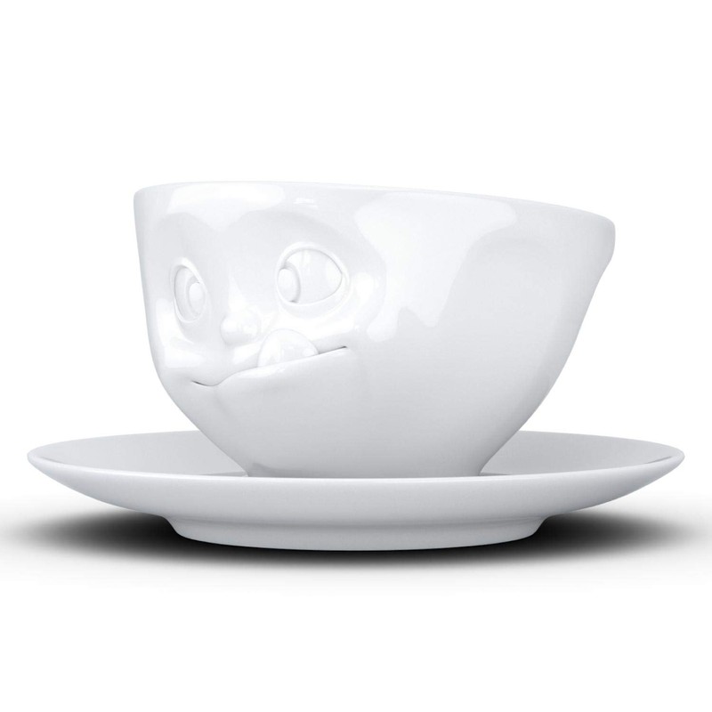 FIFTYEIGHT PRODUCTS / Tassen / Kaffeetasse „Lecker“ (Porzellan, 200 ml,