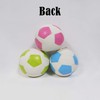 GUIWAWA Latex Squeaky Dog Soccer Ball Toys, 3.7" Dog Football