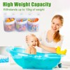 GUOYOU 3 Compartment Hanging Toy Storage Bag, Bath Toy Storage
