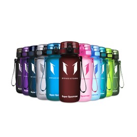 Super Sparrow Drinking Bottle - Tritan Water Bottle - 350 ml & 500 ml & 750 ml & 1000 ml - BPA-Free - Ideal Sports Bottle - Quick Water Flow, Sport, Water, Bike