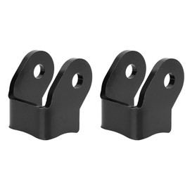 Weld On Shock Mount Heavy Duty Shock Mount Bracket Kit for Trailer Axle Rear Shock Mount Bracket Weld-On, Curved Shock Mount Tabs Universal Shock mounts - 1 Pair