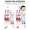 DIHOOL Ground Fault Circuit Breaker with Voltage Surge Arrester Protection,