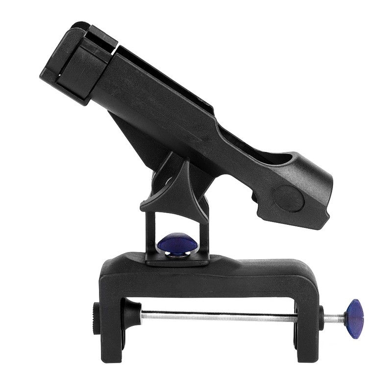 Adjustable 360-Degree Rotation Nylon Plastic Clamp Fishing Rod Mount Holder