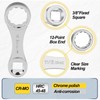 YIYEIE 12PCS Torque Adapter Set SAE, 5/16", 3/8", 7/16", 1/2",