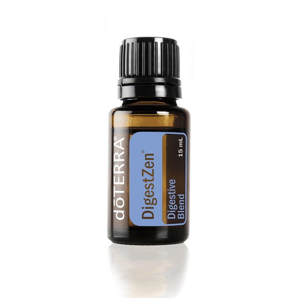 doTERRA DigestZen (15ml) - Essential Oil Digestive Blend with Peppermint, Ginger and Other Pure and Natural Oils - Safe and Effective Alternative to Help Reduce Gas, Indigestion and Upset Stomach