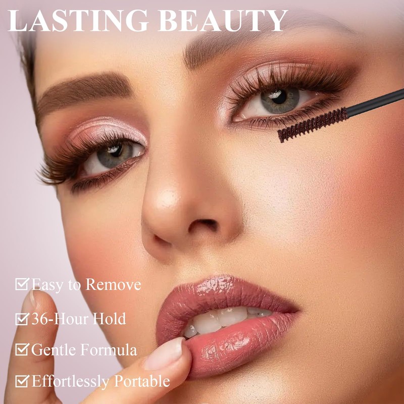 Plman Mascara, Fine Brush Mascara for Tiny and Lower Eyelashes,