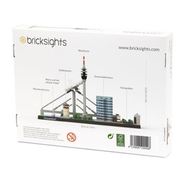 bricksights Düsseldorf Building Set Made of Original Stones