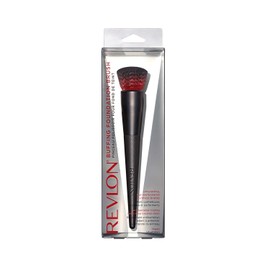 Revlon Buffing Foundation Brush, Face Makeup Brush for Blending Liquid Cream and Powder Foundation, Vegan and Coated