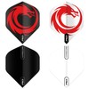 RED DRAGON Dragon Design Hardcore XT Multi Pack Dart Flights
