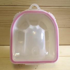 Recipiente para Remojo de Uñas a Prueba de Agua, Plástico Duro Duradero Uso Agua Tibia o Líquido, Manos Derecha E Izquierda, Retiro Artificial