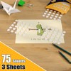 vimiroo Double Sided Sticky Tack, 75pcs Clear 0.5" Museum Putty,