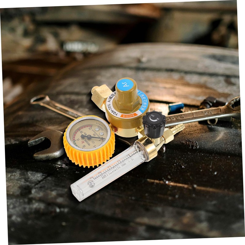 ULTECHNOVO Argon Gas Regulator Pressure Gauge Anti-fall Design for Real
