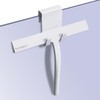 Shower Squeegee 9" with Silicone Hook - All Purpose Squeegee