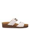 NAOT Footwear Women's Victoria Slide Sandal Soft White Lthr 5-5.5