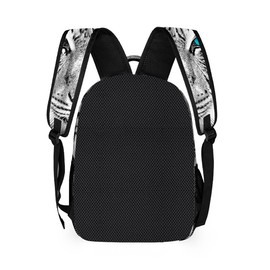 DTCCET White Tiger Backpack, Stylish Shoulders Backpack Classic Tiger Daypack with Multiple Pockets, Lightweight Laptop Bag (White Tiger)