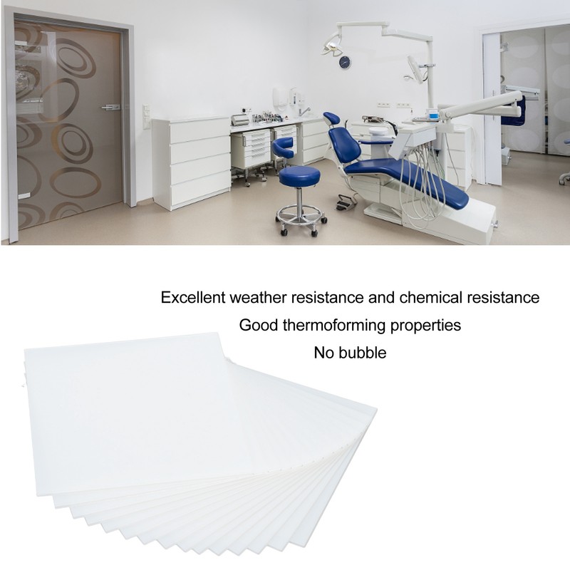 20pcs Vacuum Forming Splint Sheets 0.8mm Lab Splint Thermoforming Sheet
