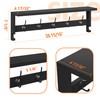 AMBIRD Coat Rack Wall Mount, 35 Inch Large Coat Hooks