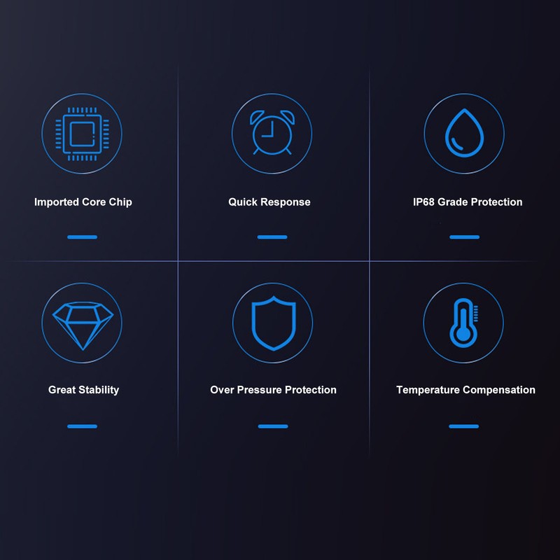 Liquid Level Transmitter High Sensitivity IP68 Throw in Water Level
