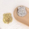 2 Pcs Special Police Badge Pins for Halloween Cop Cosplay