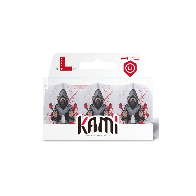 L-Style L1 Kami Rene Eidams V4 Clear White Dart Flights