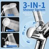 JONKEAN Dual Shower Heads with Handheld Spray Combo, 7.5" Big