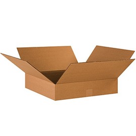 PARTNERS BRAND 17 x 17 x 4 Corrugated Cardboard Boxes, Flat 17"L x 17"W x 4"H, Pack of 25 | Shipping, Packaging, Moving, Storage Box for Home or Business, Strong Wholesale Bulk Boxes