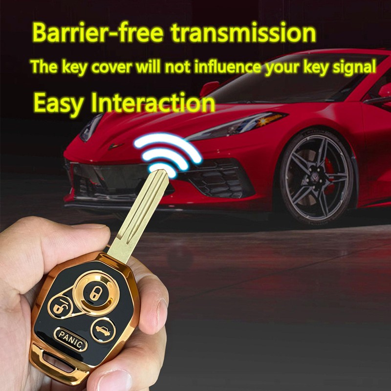 QIXIUBIA for Subaru Key Fob Cover Smart Key Shell with