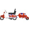 Oxford Diecast 76SC002 Scooter & Trailer Union Jack