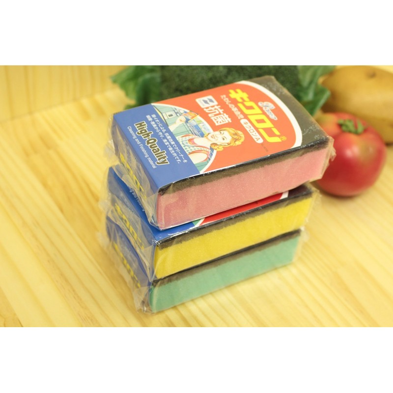 Zenkaku Sponge Scourer Kikuron A Pack of 10