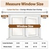 Curtain Rod 32 to 58 Inches (2.6-4.8ft), USFOOK 7/8 inch