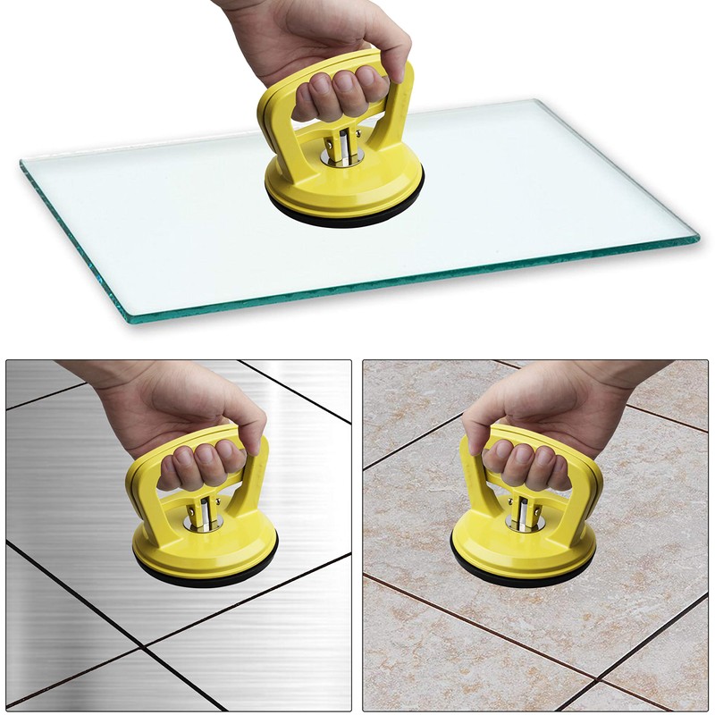 FCHO Glass Suction Cup Heavy Duty Aluminum Vacuum Plate Puller
