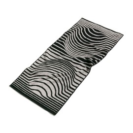 MÖVE Illusions Imprint Bath Towel 67 x 140 cm 100% Cotton Cashmere / Black