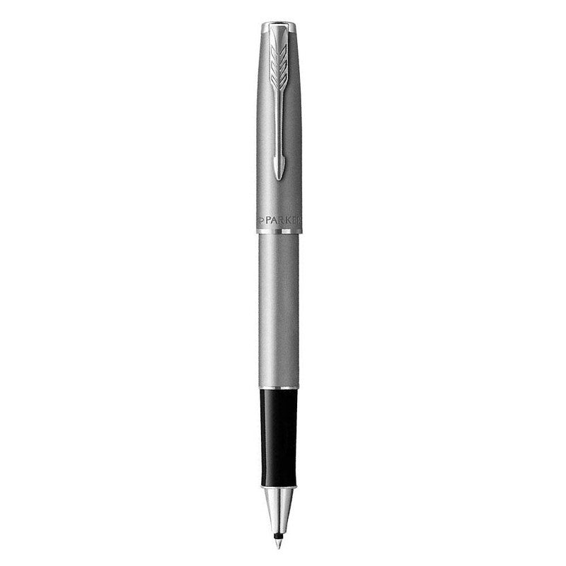 PARKER Sonnet Essentiel Rollerball Pen Stainless Steel Chrome Trim Fine