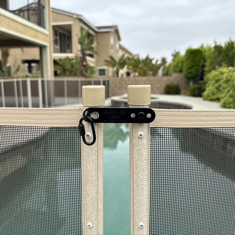 ALLSAFE Quick Lock Pool Fence Latch Kit – Easy Install
