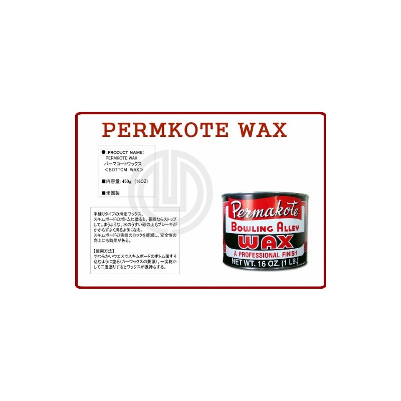 PERMKOTE WAX Skimboard Bottom Wax