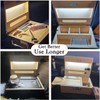Giftidea Large Bamboo Wooden Box with LED Lights -Odor Proof