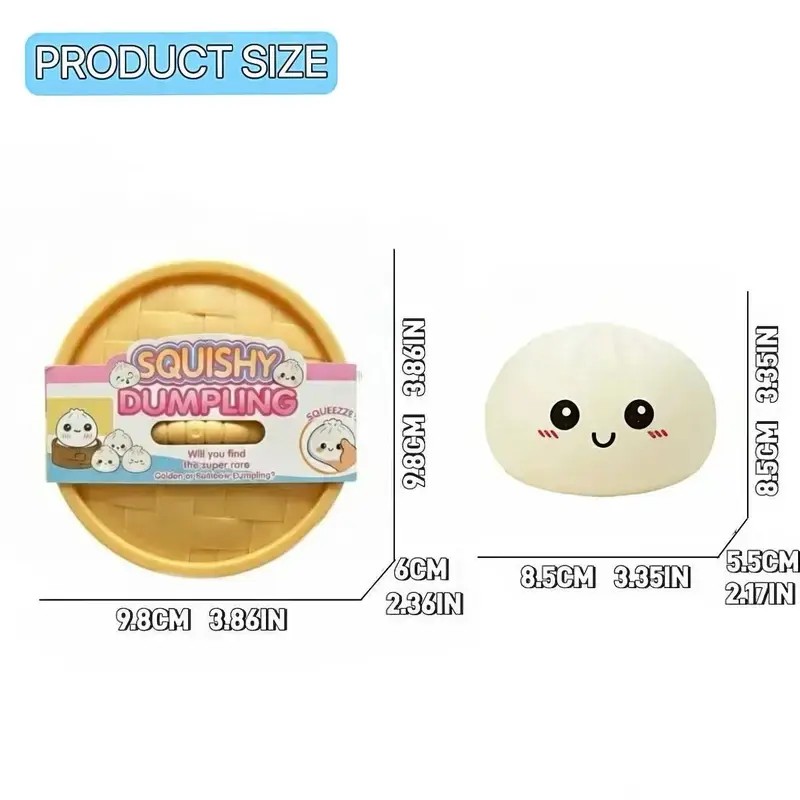 Big Dumpling Squishy Blind Box Fidget Toy Soft TPR Stress