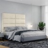 Jaxx Panelist Modern Padded Headboard – Set of 4 Wall