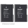 For Nikon 2x Kastar Battery for Nikon EN-EL14 D3100 D3200