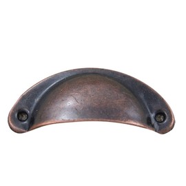 6-24X Cupboard Door Cabinet Cup Drawer Furniture Retro Antique Pull Shell Handle for Kitchen, Bedroom, Office Decor