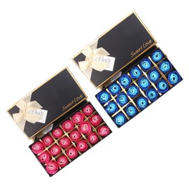 OHPHCALL Flower Soap Mothers Day Present Soap Flower Box Creative for Mom or Girlfriend