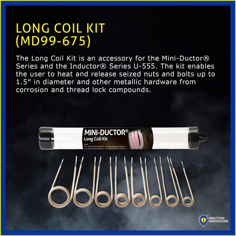 Induction Innovations MD99-675 Mini Ductor Long Coil Kit