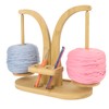 Yarn Holder Portable Magnetic Wool Holder Crocheting & Knitting Wooden