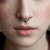 QWALIT Fake Septum Ring Fake Septum Piercing Faux Septum Nose