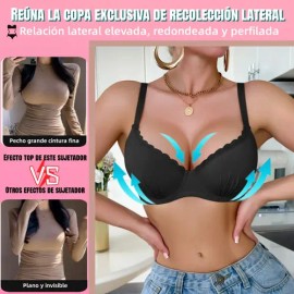 Paquete 3 Brasier Copa Preformada Varilla Push Up Colores                                                                                             