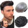 blazingfire Front French Lace Toupee Hair for Men, 0.08mm Thin