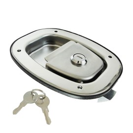 WJSKDQ 1pack Handle Truck Tool Box Latch Flush Mount Paddle Latch Tool Box Paddle Door Lock Stainless Steel Latch Latches and Locks Latches Ultra-Large Type