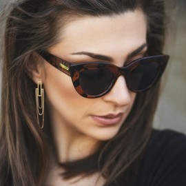 JUN MEIR'S 18K Gold Plated Drop Dangle Earrings for Women, Birthday Anniversary Jewelry Gifts for Wife, Mom, Best Friend (Fringe)