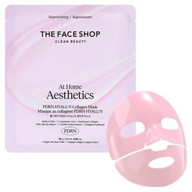 The Face Shop Home Static PDRN Hyalu 11 Collagen Mask Pack, 1 pack, 1 piece / 더페이스샵 홈스테틱 PDRN 히알루11 콜라겐 마스크팩, 1개, 1개입