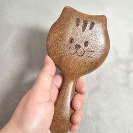 Cat Wooden Gua Sha Comb Scalp Massage Lymphatic Stick Random Shipment